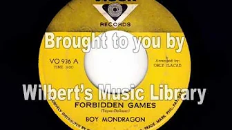 FORBIDDEN GAMES - Boy Mondragon FORBIDDEN GAMES - Boy Mondragon