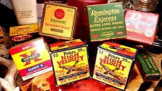 Vintage Shotgun Shell Boxes  !!💥