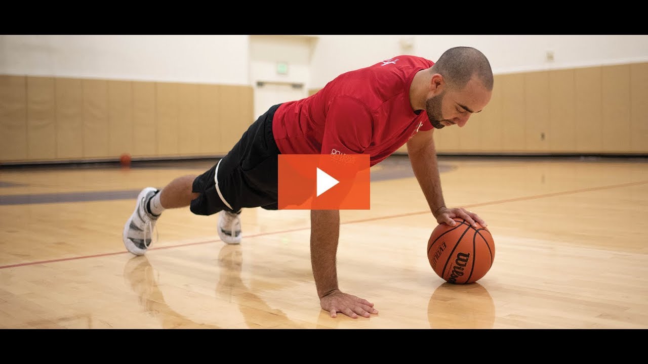 Basketball Conditioning Workout: Alternating Basketball Push-Ups - October  Workout of the Month 