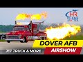 Amazing aerial spectacle jet truck golden knights p40 and b25 in action