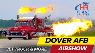 Amazing Aerial Spectacle: Jet Truck ,Golden Knights, P-40, and B-25 in Action