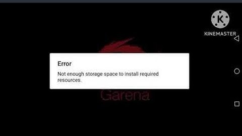 How To Fix Not Enough Storage Space to install required resources Problem Solved|| today video||100%