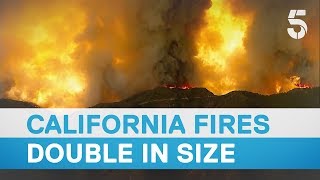Firefighters from around the world tackle california's record-breaking
wildfire - 5 news