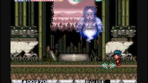 Legend of the Mystical Ninja Boss #1-Ghost Woman (No Special Items Used)