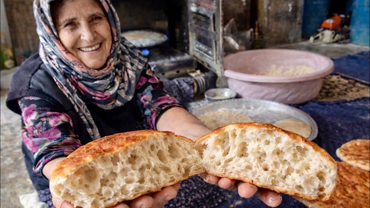 Quick Bread Baking in a Village Kitchen | Small Gas Tandoor