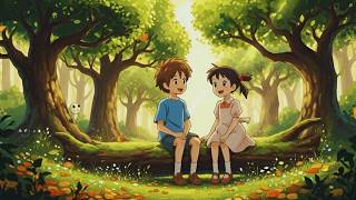 A Quiet Day in the Countryside: “The Lantern of Whispering Winds” | Ghibli Style