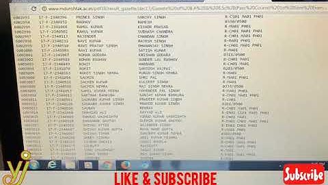 How To Find MDU Result IF Roll no. Slip Miss