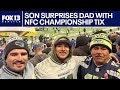 Son surprises Seahawks-loving dad with NFC championship game tickets