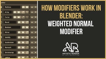 How modifiers work in Blender: Exploring the Weighted normal modifier