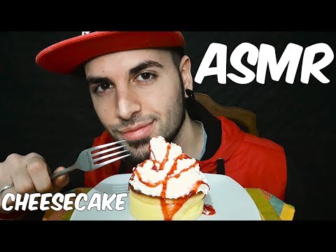 ASMR Tarta de Queso Esponjosa (EATING SOUNDS)
