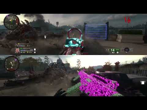 Call of Duty: Black Ops 6 split screen in liberty falls.