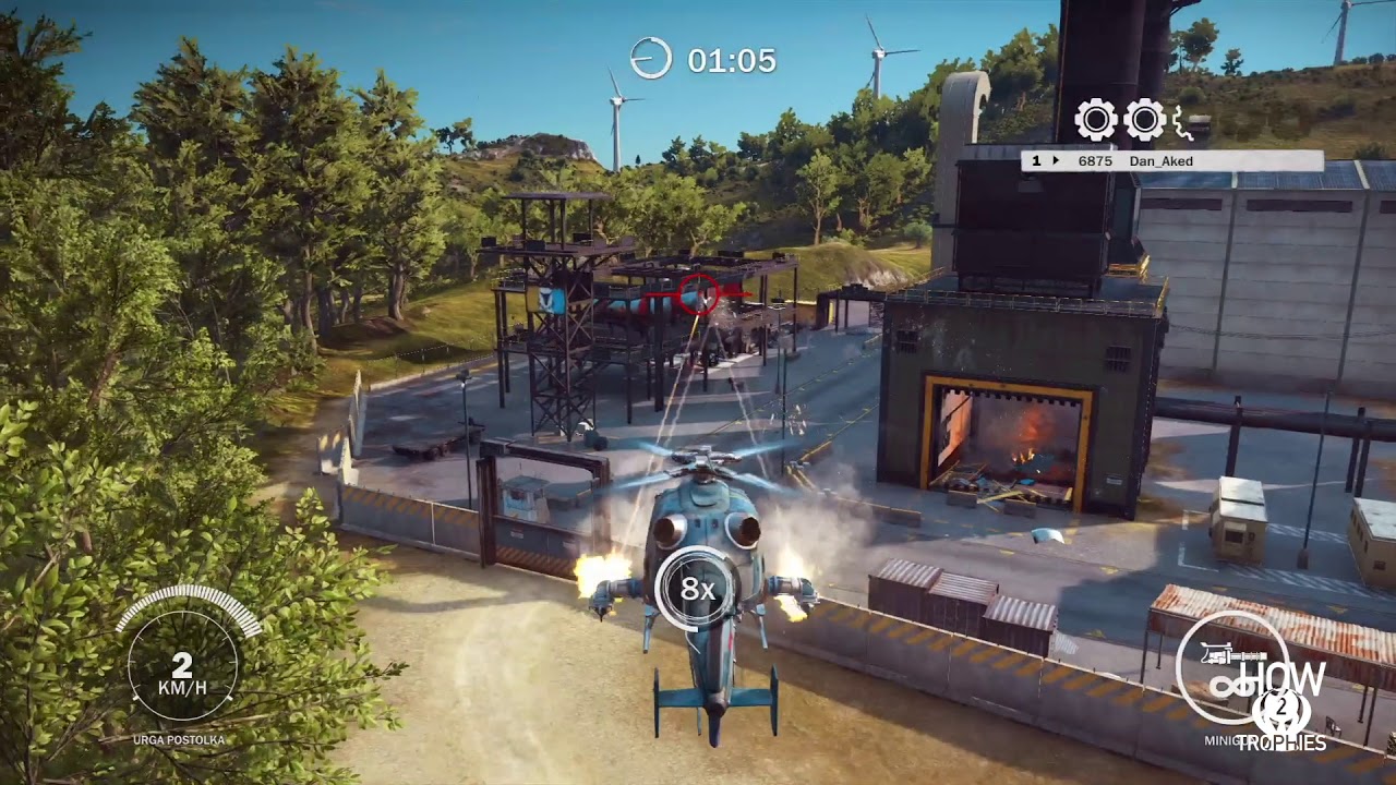 Just Cause 3 - Helicopter Frenzy I [5 Gears] - All The Gears Trophy / Achievement