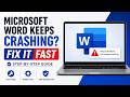 Microsoft Word Keeps Crashing? Fix It FAST (Step-by-Step Guide)