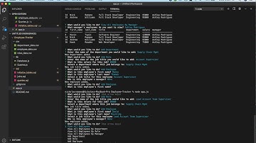 Employee Tracker Demo