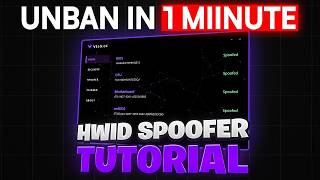 Permanent HWID Spoofer - How To UNBAN Yourself From Any Game! (FOREVER)