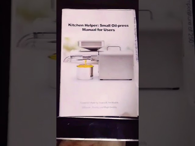 Oil Press Machine