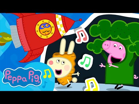Putar Vegetables In Space (Camptown Races) - Peppa Pig