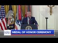 President Trump Participates in a Medal of Honor Ceremony
