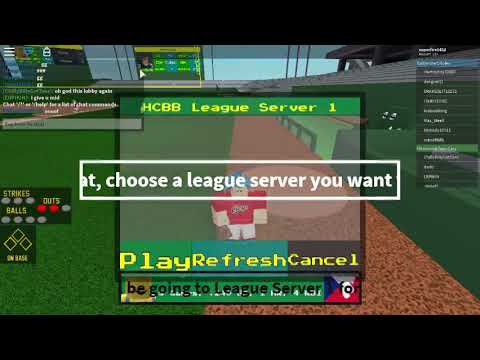 How To Join A Hcbb League Server - insane league homerun compilation part 1 hcbb roblox