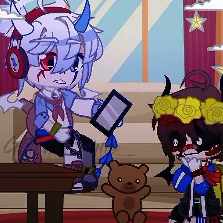 //{Talking to the moon~//Gacha Life/Club meme//Edit//Glitch_Smile_}//