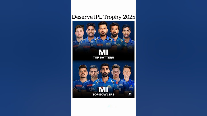 Mumbai Indians Deserve IPL 2025 Trophy  !! #ipl2025 #mumbaiindians #deserve #trophy #rohit #hardik
