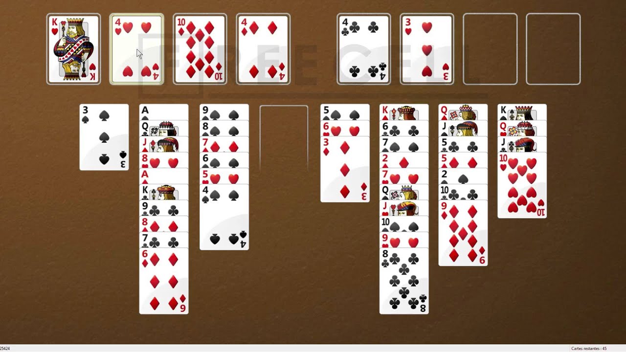 Solution To Freecell Game 21491 In Hd Youtube