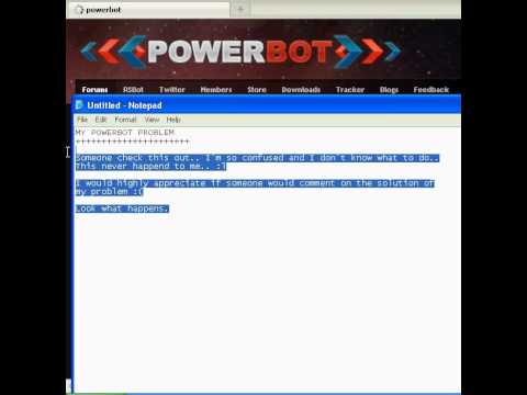 Powerbot RSBot Problem - Please Solve - Thanks! ! !
