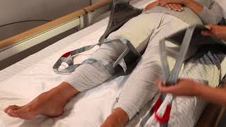 Applying a Sling at the legs (English)