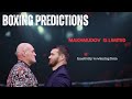 Fury vs Makhmudov Main Card Fight Predictions 