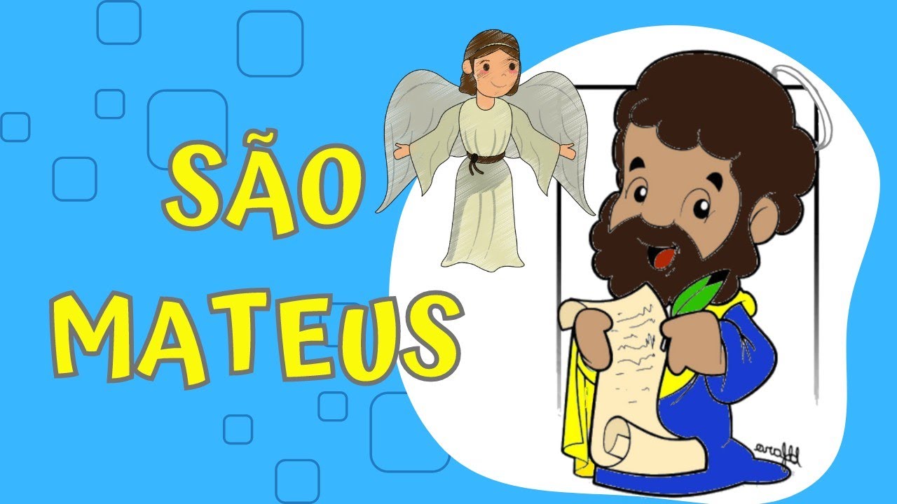 São Mateus, Apóstolo e Evangelista 😇📝 ️| Desenho Bíblico Católico - YouTube