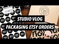 Studio Vlog | Packaging Etsy Orders | June 2020