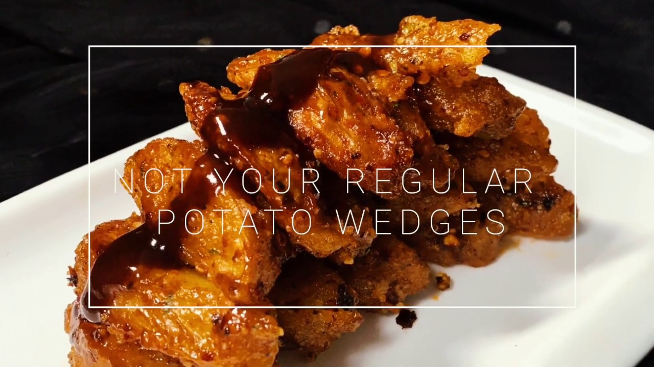 not your regular POTATO WEDGES Recipe Potato Wedge in Rice Flour