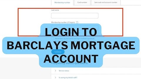 How To Login Barclays Mortgage Account (2023) | Barclays Bank Mortgage Sign In