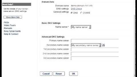 1and1.com Changing name servers by Host4Go Tutorials