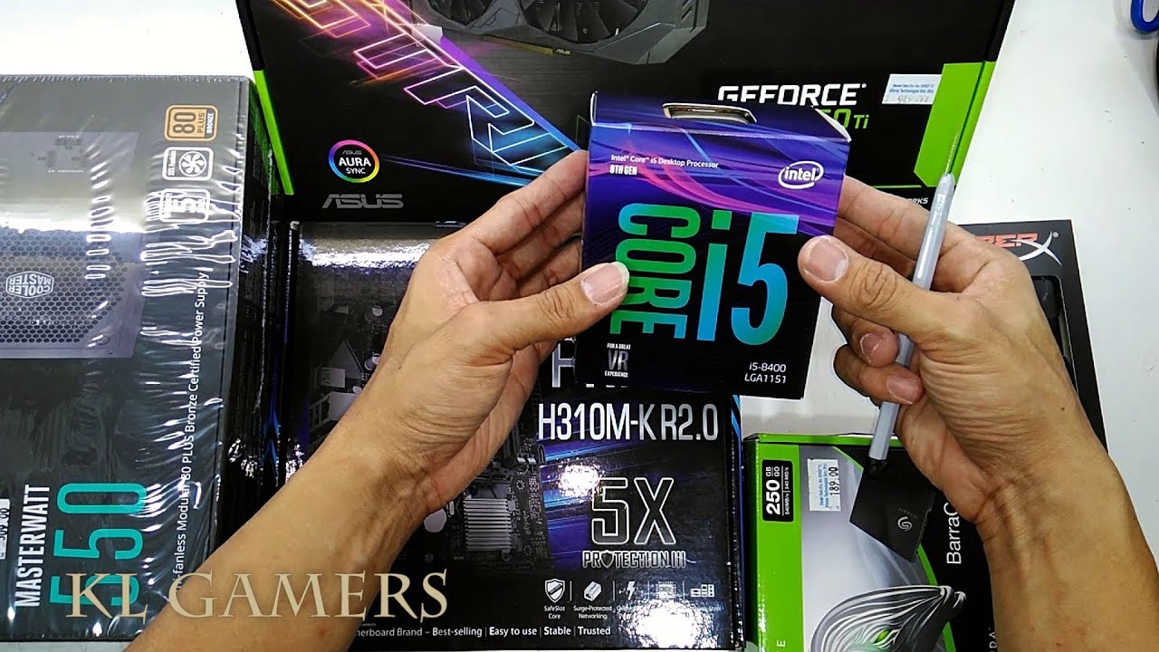 Intel Core I5 8400 Asus Prime H310m K R2 0 Asus Strix Gtx1050ti Gaming 19 Youtube
