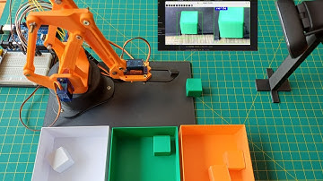 Separação de Objetos por Cor | Braço robótico | Visão Computacional