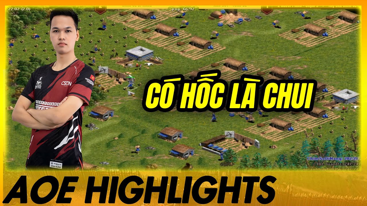 Tiếp tục là Minoan và pha CHUI HỐC QUÁ THẦN THÁNH | AoE Highlights 