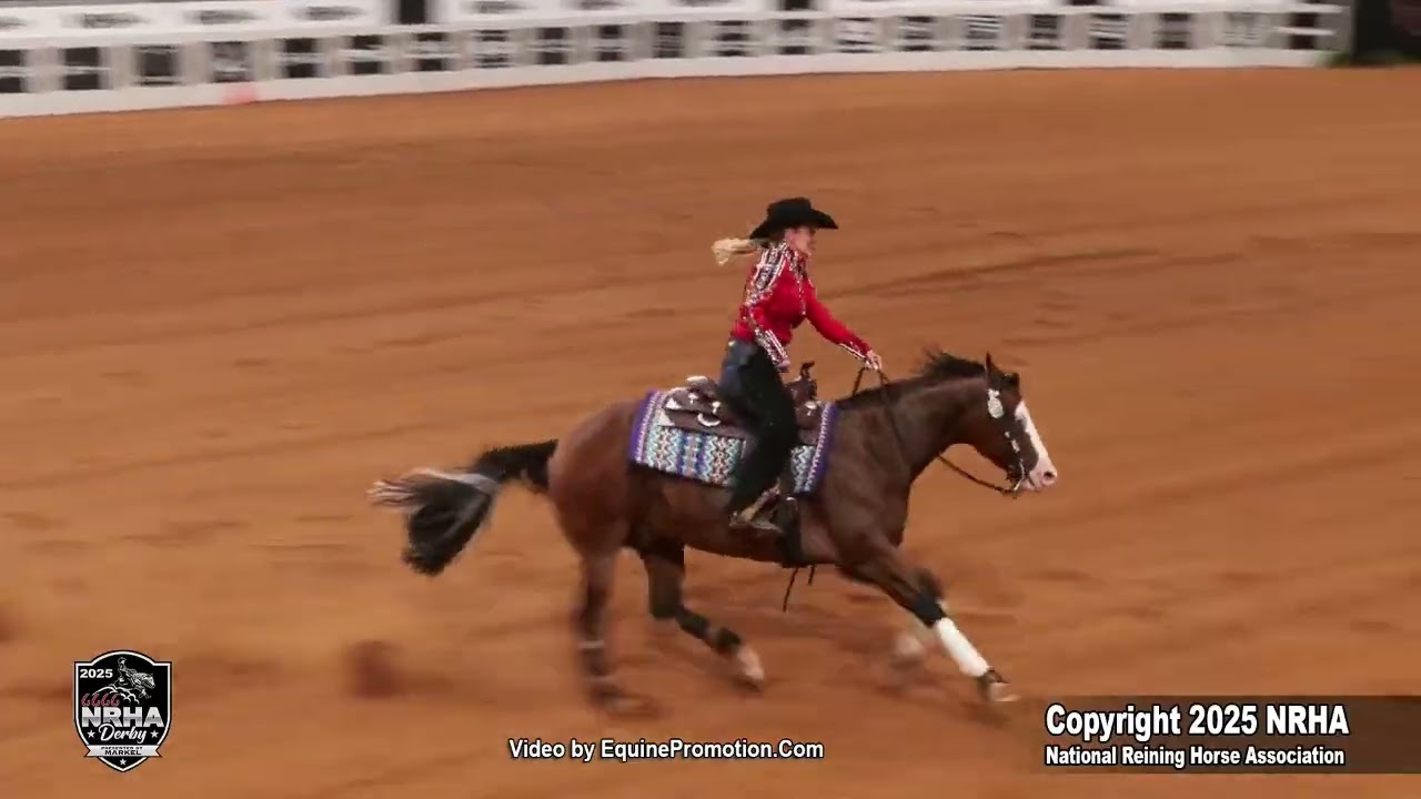 NRHA Level 4 Non Pro Derby Co-Champions: Kim Muehlstaetter and Smoky Mountain Rein
