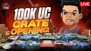 100,000 UC PAGANI CAR CRATE OPENING TODAY | 2 ANNOUNCEMENT 🐉🏆