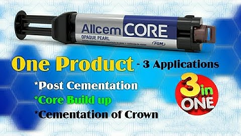 How to use Dental Resin Cement/Core Build up/Post & Crown cementation? ||Dual Cure Resin Cement||