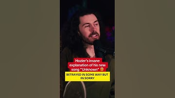 Hozier explains the meaning of the song 