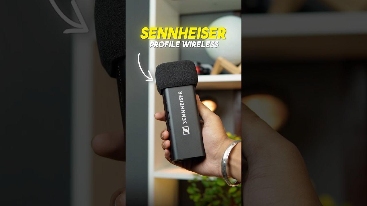 ✨ Sennheiser Profile Wireless All-in-One Mic se har word studio jaisa crisp lagta hai. 🎧#microphone
