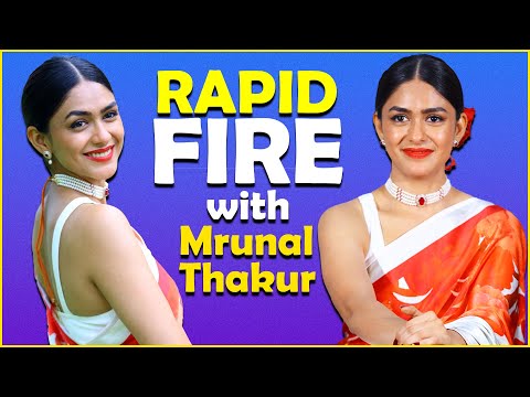 Rapid Fire With Actress Mrunal Thakur @ Sita Ramam  Inthandham  Song Launch Event TFPC - TFPC