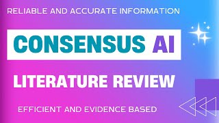 Consensus AI Tool for Academic Research