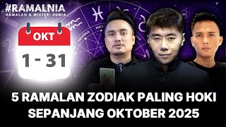 5 LUCKIEST ZODIAC PREDICTIONS FOR OCTOBER 2025‼️FULL OF ABUNDANCE‼️#NIAPRIMAL