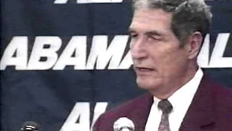 Gene Stallings Resignation Speech, 1996