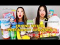 TRYING WEIRD PREGNANCY CRAVINGS 😱!!