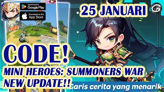 NEW CODE MINI HEROES SUMMONERS WAR GIFTCODE  & HOW TO REDEEM CODE 25 JANUARI 2024 (ANDROID/IOS) screenshot 2