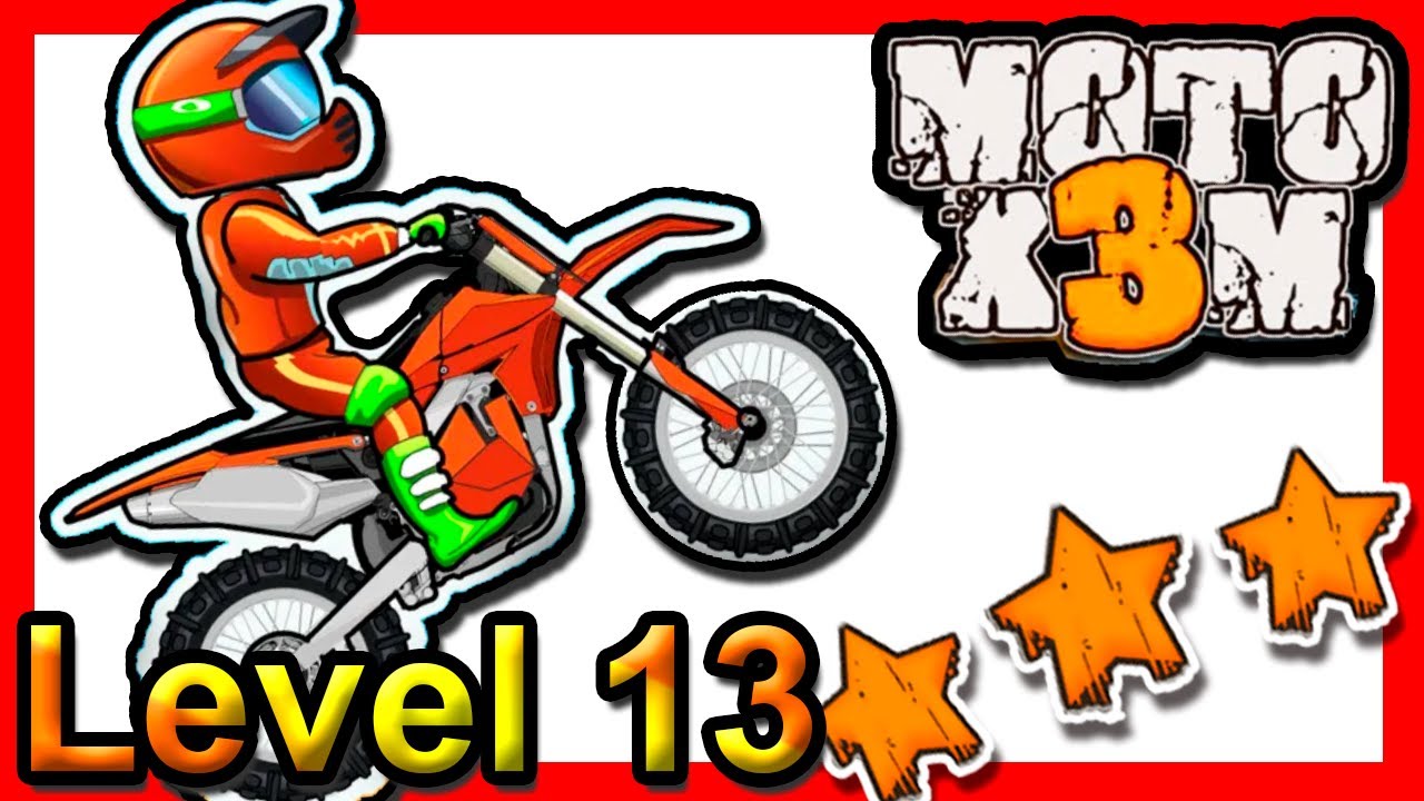Moto X3M Bike Race Game Level 13 - 3 Stars [iOS/Android] 