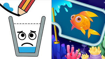 Happy Glass Vs Save The Fish Puzzle Walkthrough || Challenge Merge Gameplays New